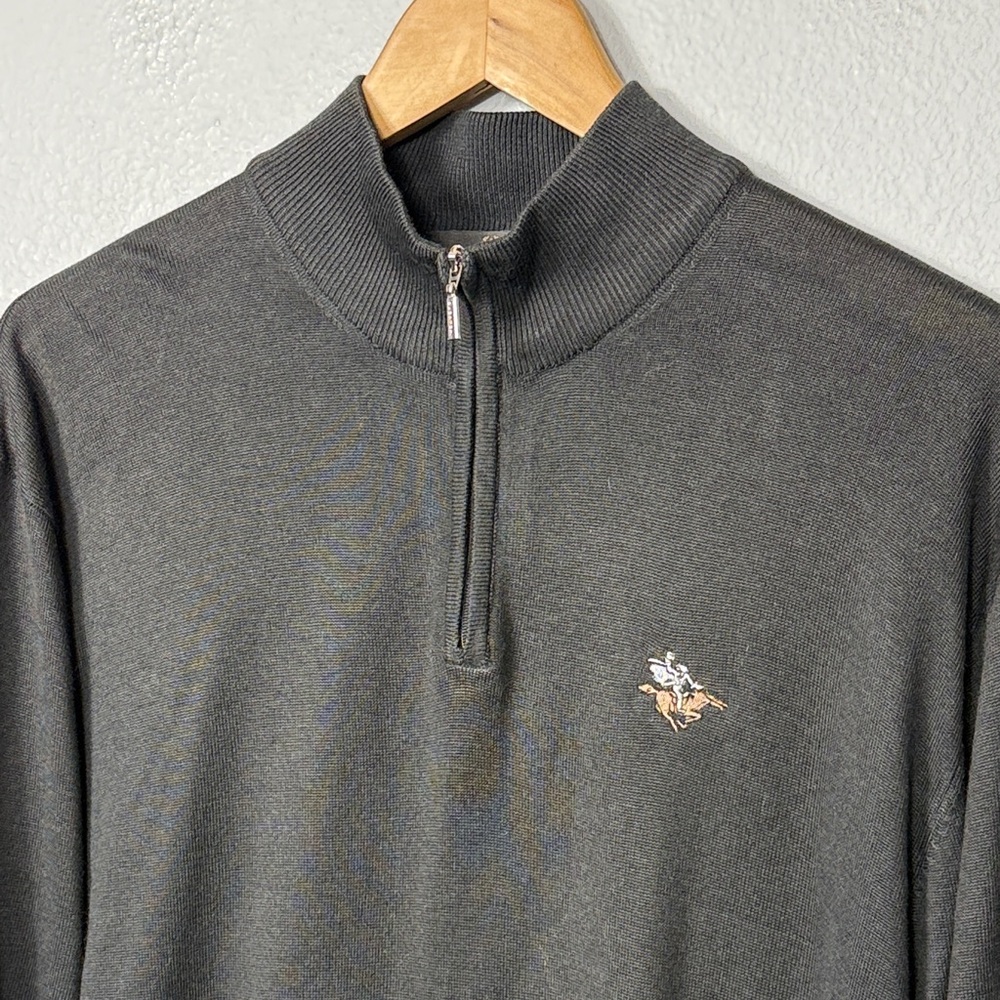 Bugatchi Uomo Sleepy Hollow Country Club Men's 1/4 Zip Knit Sweater
